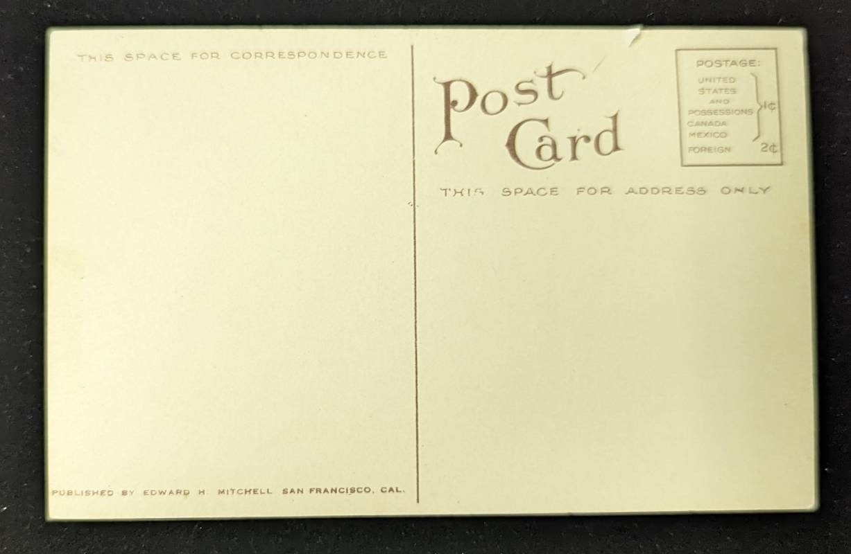 First Presbyterian Church - Alameda, California - Vintage Postcard