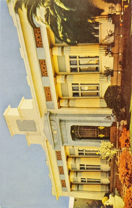 The Rose-Croix Science Building, Rosicrucian Park, San Jose, California - Vintage Postcard