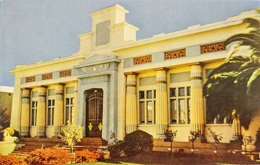 The Rose-Croix Science Building, Rosicrucian Park, San Jose, California - Vintage Postcard