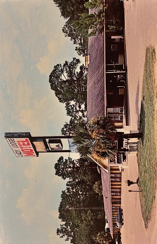 The Lazy Lodge Motel Lake City, Florida - Vintage Postcard