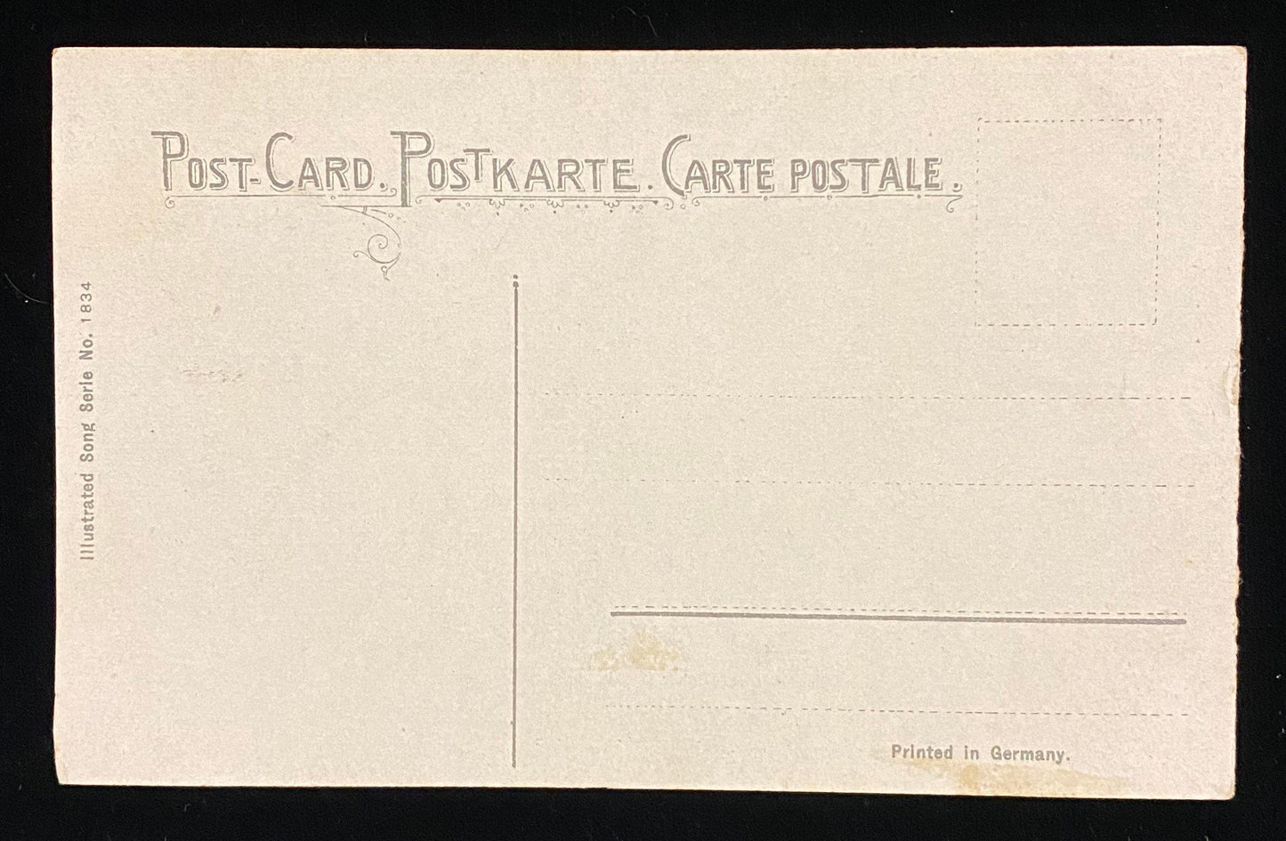 Won't you say, you love me, Won't you make me glad - Funny/Satirical Vintage Postcard