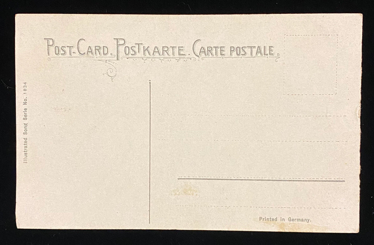 Won't you say, you love me, Won't you make me glad - Funny/Satirical Vintage Postcard