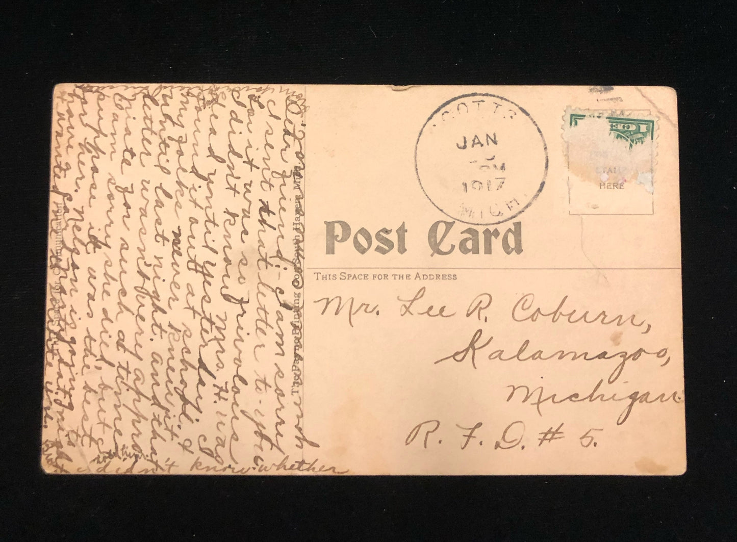 Steamship - City of South Haven 1917 Vintage Postcard
