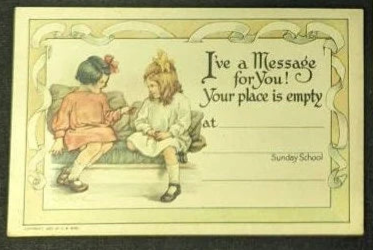 Set of 3 Religious Vintage Postcards