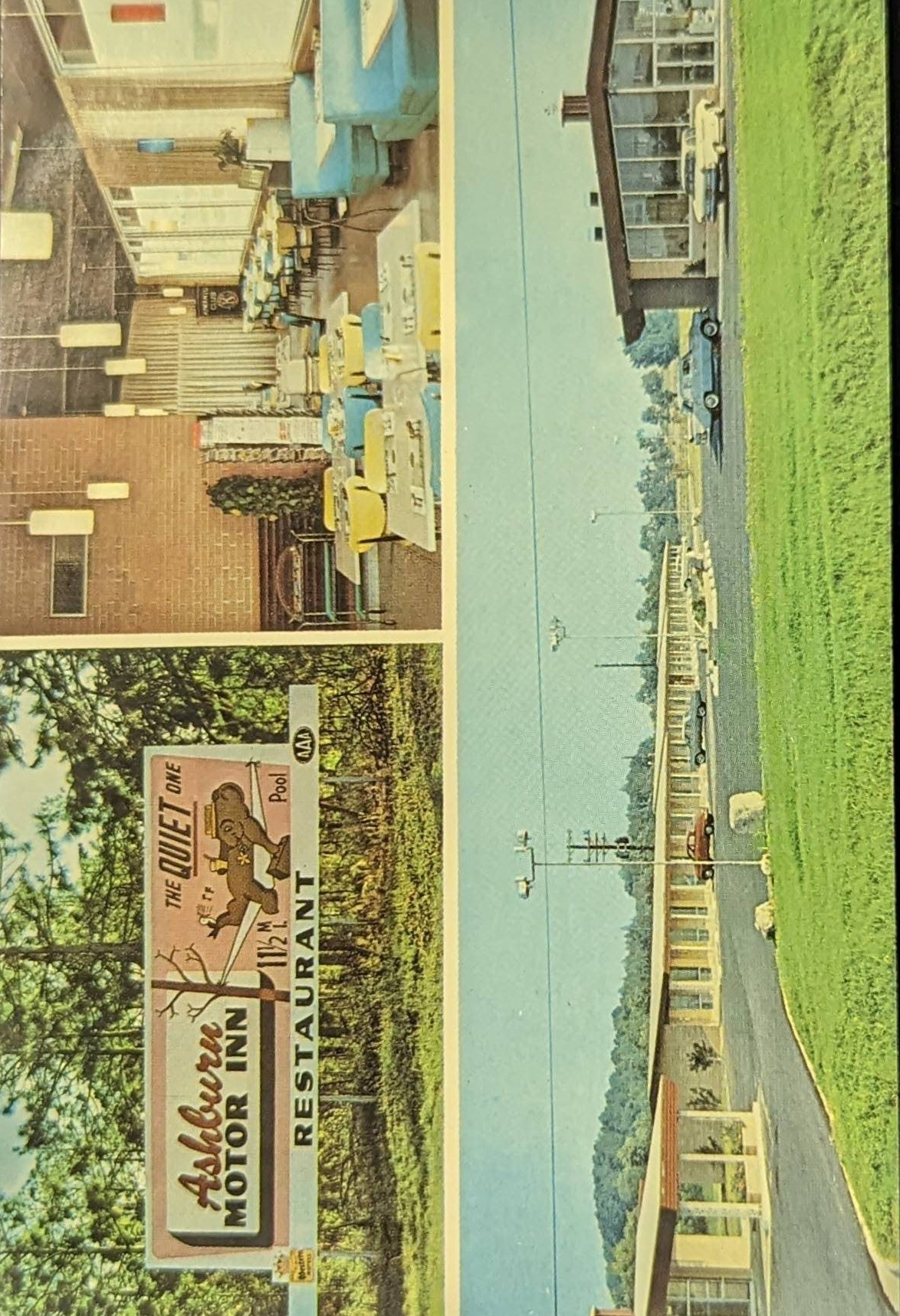Ashburn Motor Inn Restaurant Hotel/Motel, Ashburn, Georgia - Vintage Postcard