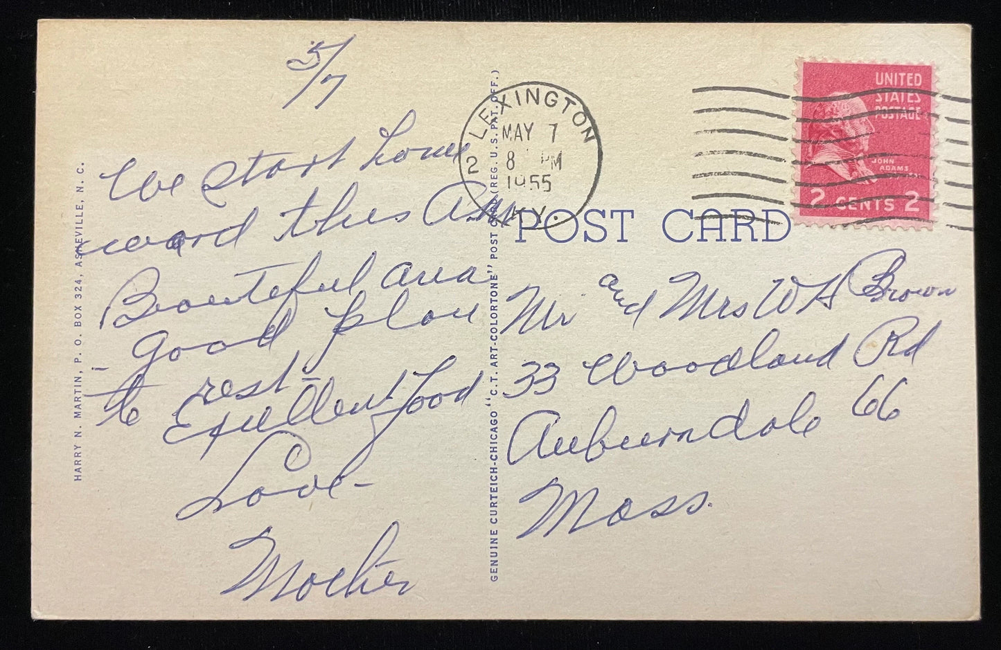 Mountain View Hotel, Gatlinburg, Tennessee - Vintage Postcard