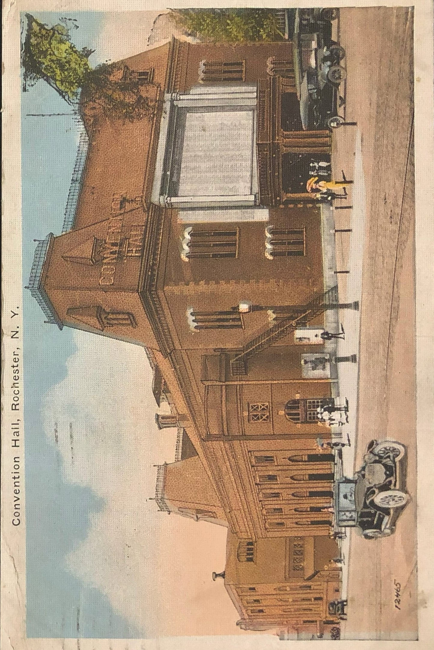 Convention Hall, Rochester, New York - Vintage Postcard