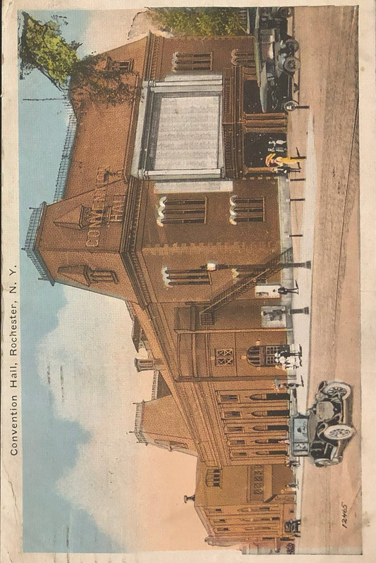 Convention Hall, Rochester, New York - Vintage Postcard