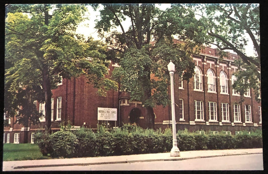 Northville Public Schools Administration Building and Junior High Vintage Postcard