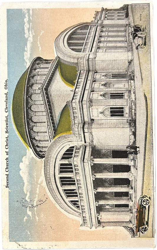 Second Church of Christ, Scientist, Cleveland Ohio- Vintage Postcard