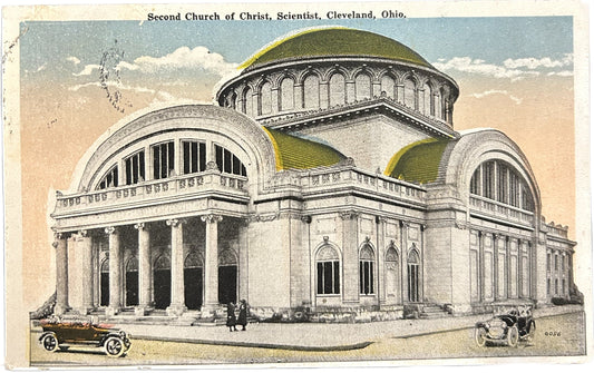 Second Church of Christ, Scientist, Cleveland Ohio- Vintage Postcard