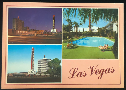 Las Vegas Sahara Vintage Postcard