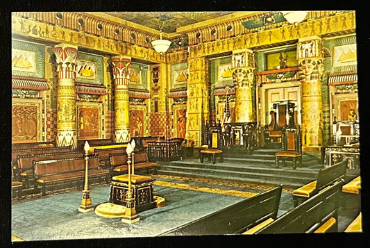 Masonic Temple - Philadelphia, PA - 1930s Postcard