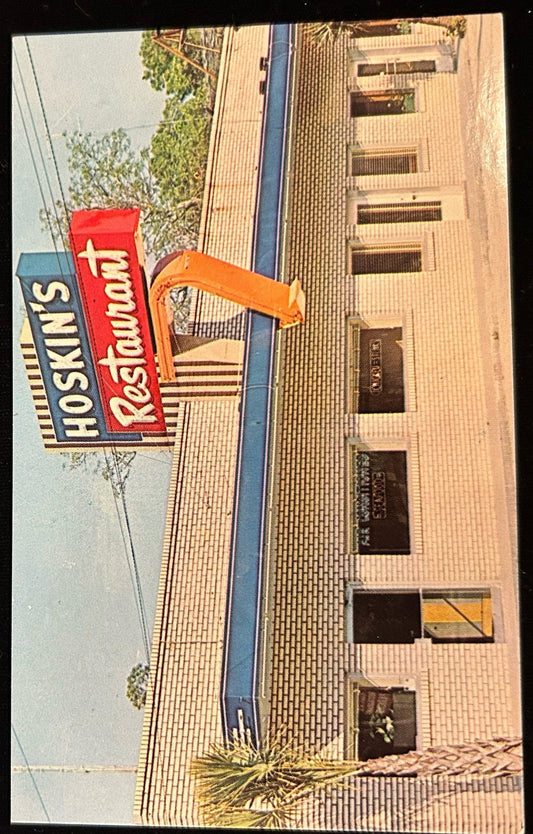 Hoskin's Restaurant- Ocean Drive, South Carolina- Vintage 1960s Postcard