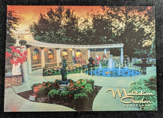 Meditation Garden, Graceland - Memphis, Tennessee - 1990s Postcard