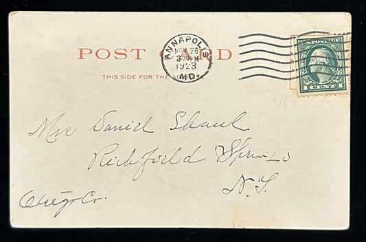 St Anne's Church - Annapolis, Maryland - 1923 Vintage Postcard