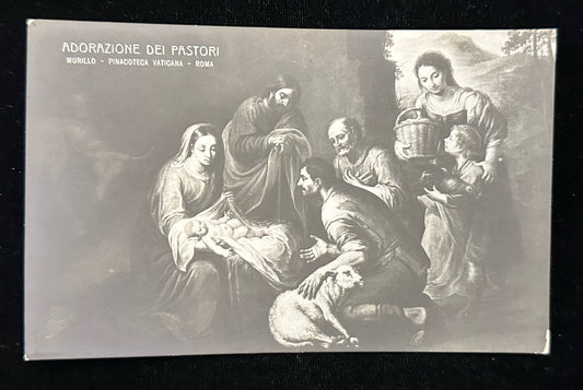 Adorazione Del Pastori - Murillo - Pinacoteca Vaticana - Roma, Italy - Vintage Postcard