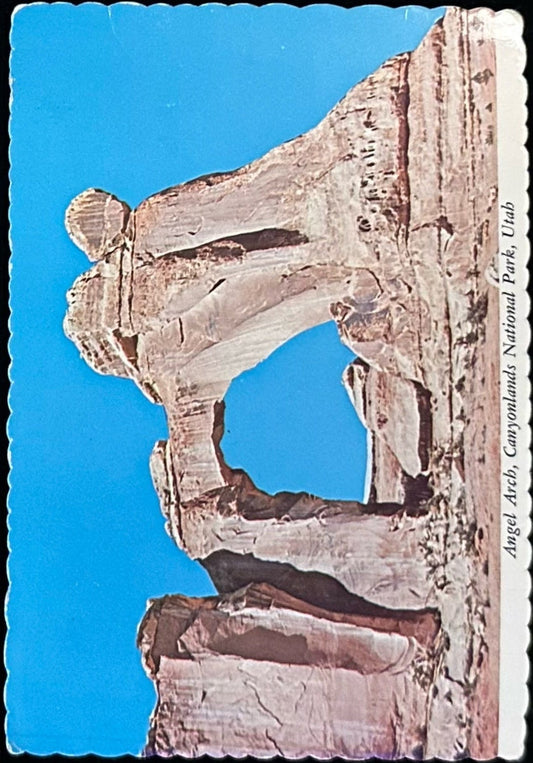 Angel Arch, Canyonlands National Park, Utah -  Vintage Postcard