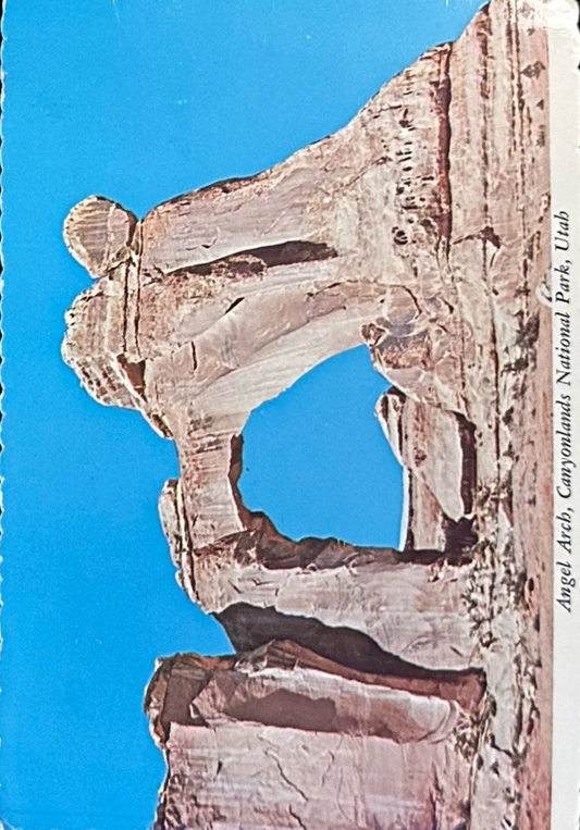 Angel Arch, Canyonlands National Park, Utah - Vintage Postcard