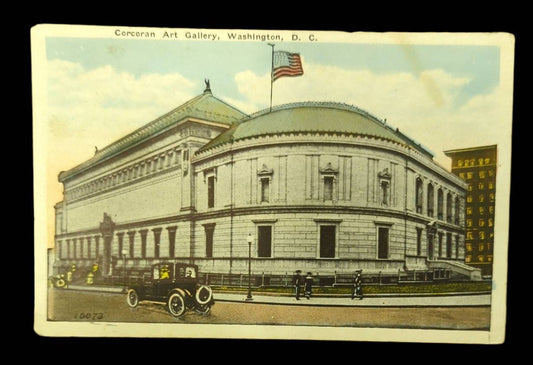 Corcoran Art Gallery, Washington, D.C. - Vintage Car Photo - Vintage 1910s Postcard