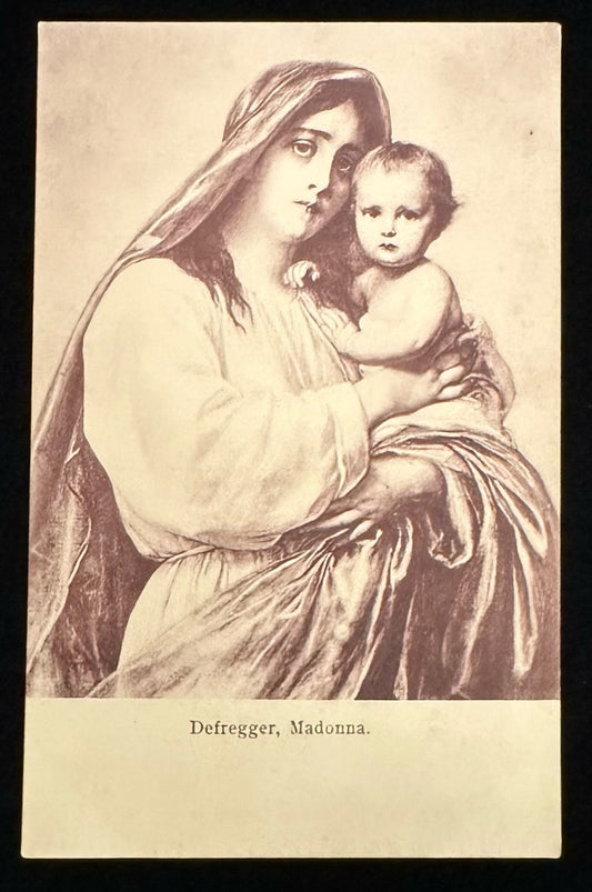 Defregger, Madonna - Italian - Vintage Postcard