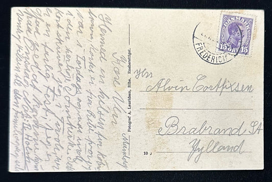 Ribe Domkirke, Orglet - Purple Danmark 15 Euro Stamp (mailed from Denmark) - International Postcard