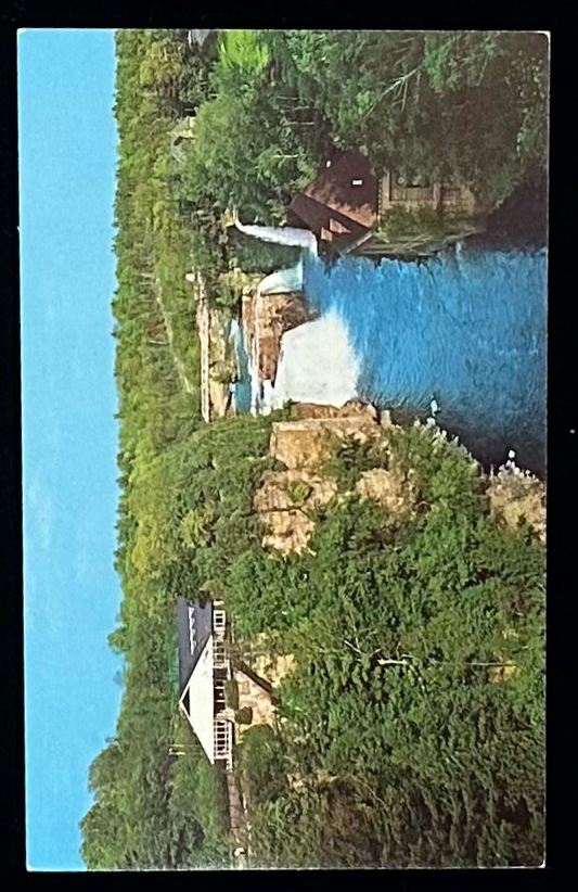 The Famous Ausable Chasm, New York - Vintage 1960s Nature Postcard