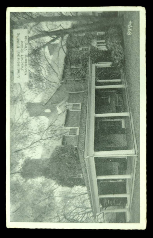 Administration Building Fowcroft School, Middleburg, Virginia - Vintage Postcard