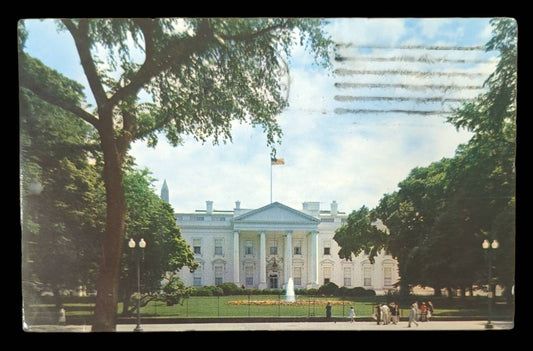 The White House, Washington D.C. - Vintage 1960s Postcard