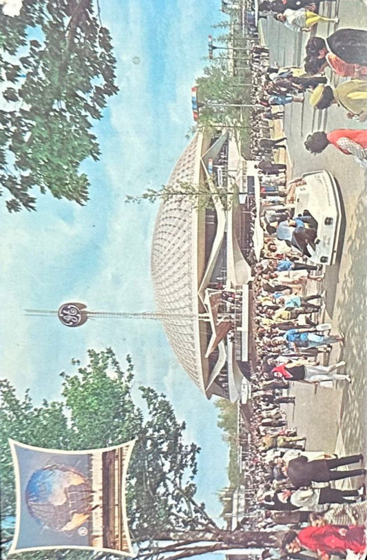 General Electric Pavilion, New York - 1964 Disney General Electric Exhibit - "Progress Land" - Vintage Postcard