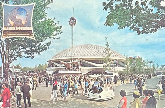 General Electric Pavilion, New York - 1964 Disney General Electric Exhibit - "Progress Land" - Vintage Postcard
