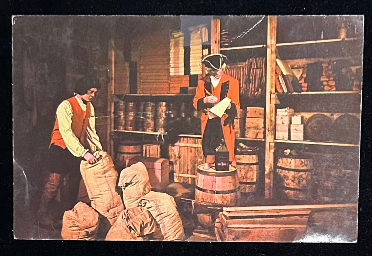 Fort Michilimackinac, Mackinaw City, Michigan - Vintage Postcard