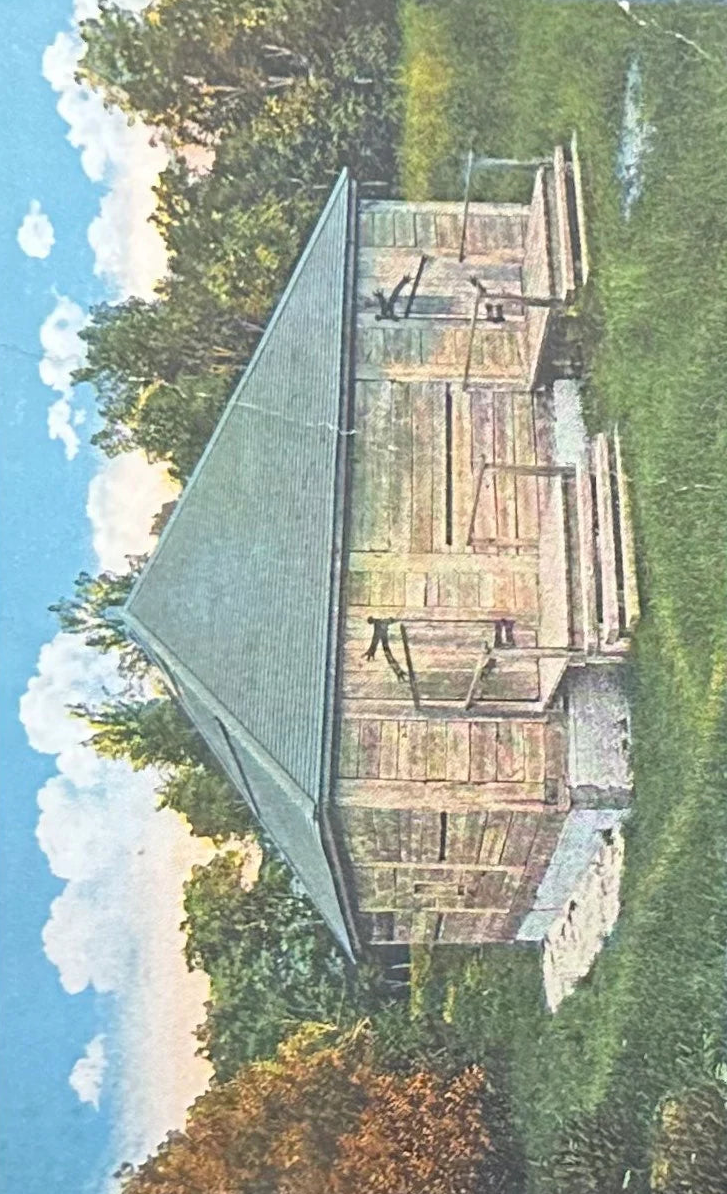 Old Block House, Fort Holmes, Mackinac Island, Michigan - Vintage Postcard