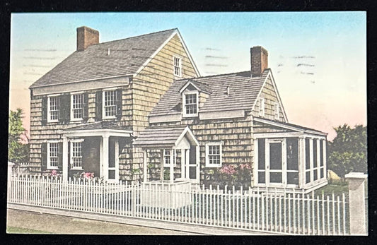 Walt Whitman House, Dearborn, Michigan - Vintage Postcard