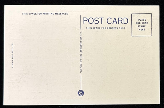 Going to the Sun Mountain, Glacier National Park, Montana - Card 3020 Vintage Postcard