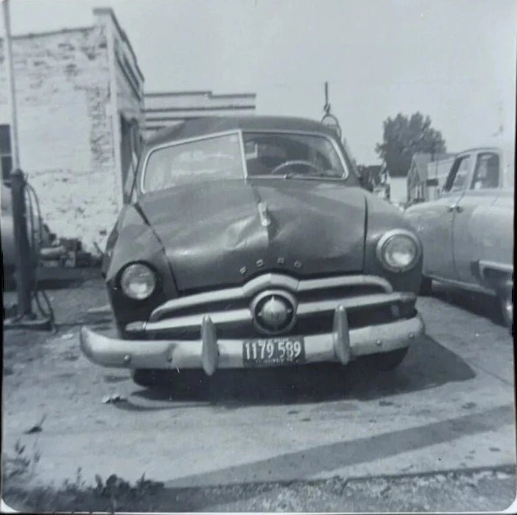 Black and White Photo of a 1949 Ford Car - An Easy Restoration - Popular Ford 1949