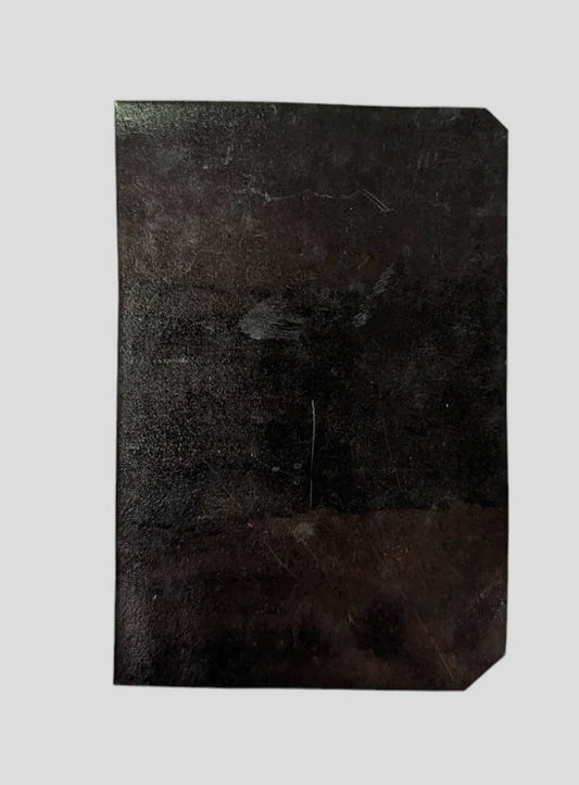 Victorian tintype photograph of a Young Girl hand colored Cheeks