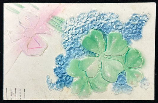 St. Patrick's Day Embossed Postcard from 1908 - Vintage St Patrick's Day Postcard