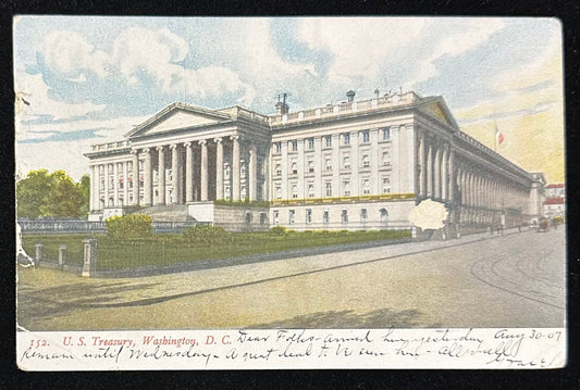 U.S. Treasury - Washington, D.C. - 1900s Postcard