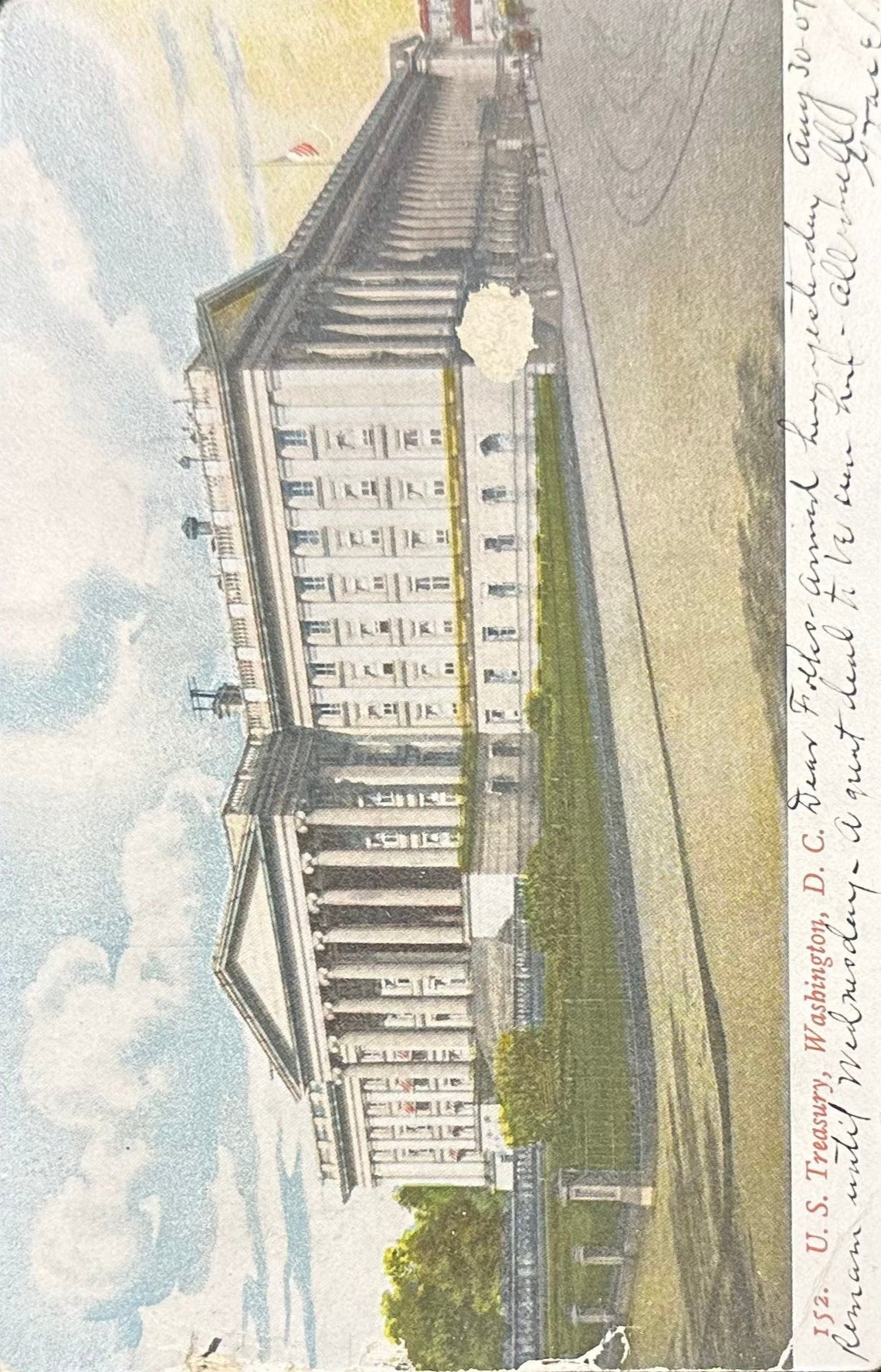 U.S. Treasury - Washington, D.C. - 1900s Postcard