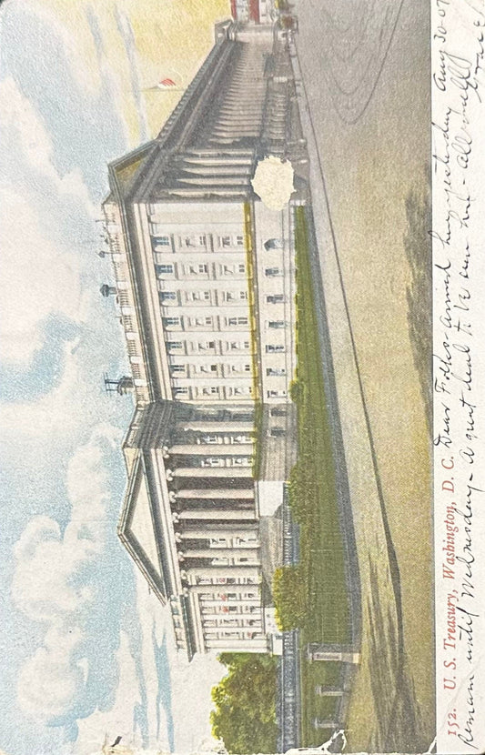 U.S. Treasury - Washington, D.C. - 1900s Postcard