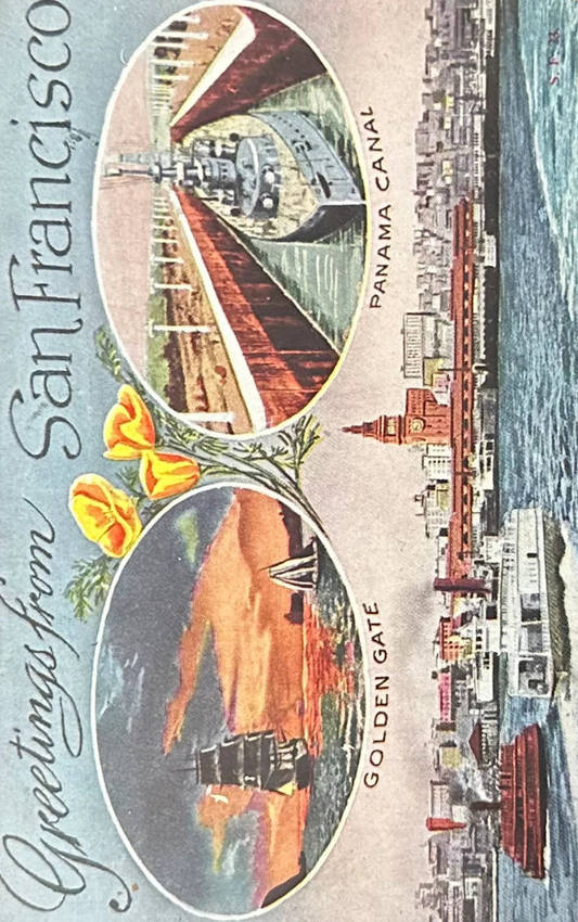 Greetings from San Francisco, California - Vintage Postcard