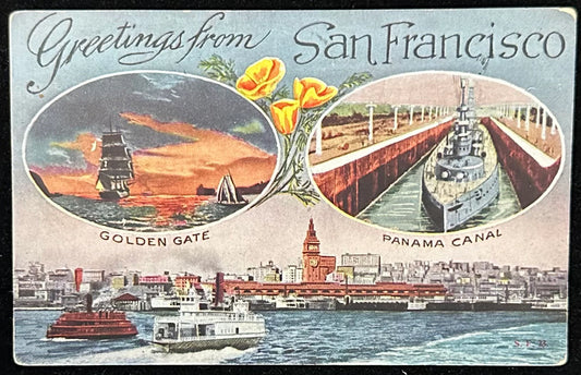 Greetings from San Francisco, California - Vintage Postcard