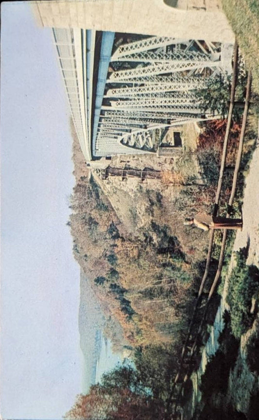 Cut River Bridge, Michigan - Vintage Postcard