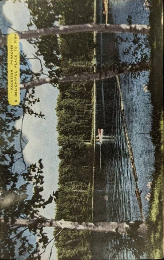 Greetings from Manistee, Michigan - Vintage Postcard
