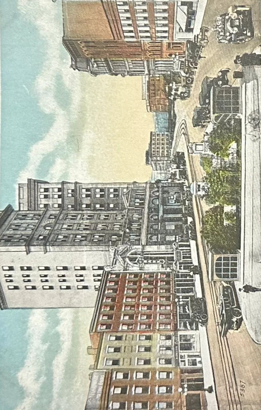 446 Hanover Square, Syracuse, New York - Vintage 1910s Postcard