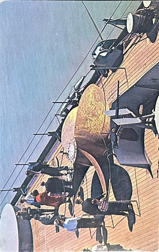 USS North Carolina Propeller, Wilmington, North Carolina - Vintage Postcard