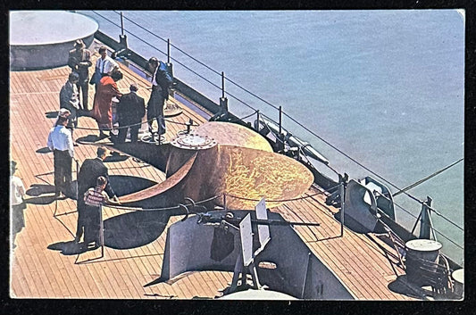 USS North Carolina Propeller, Wilmington, North Carolina - Vintage Postcard