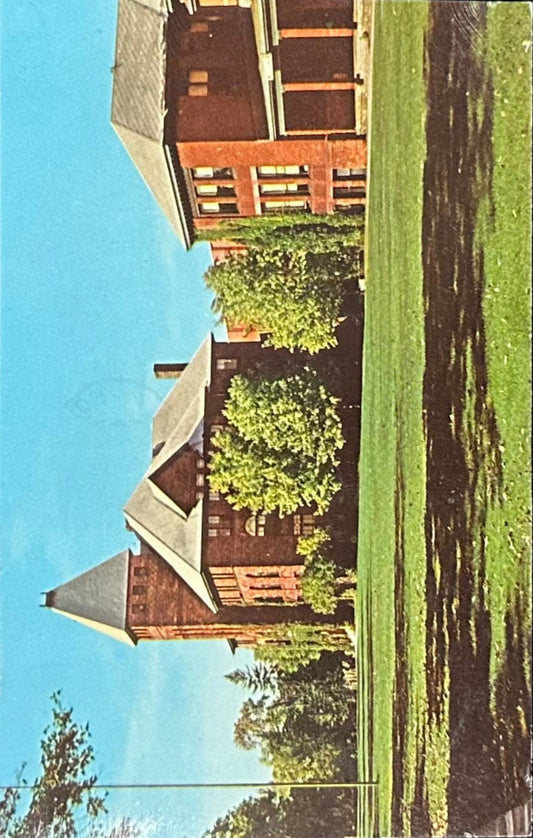 Administration Building and Campus of the Michigan College of Mining and Technology - Houghton, Michigan - Vintage Postcard