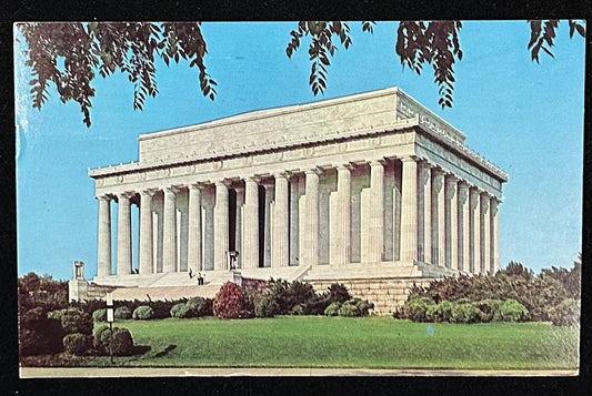 Lincoln Memorial -  Washington, D.C. - Vintage 1960s Postcard